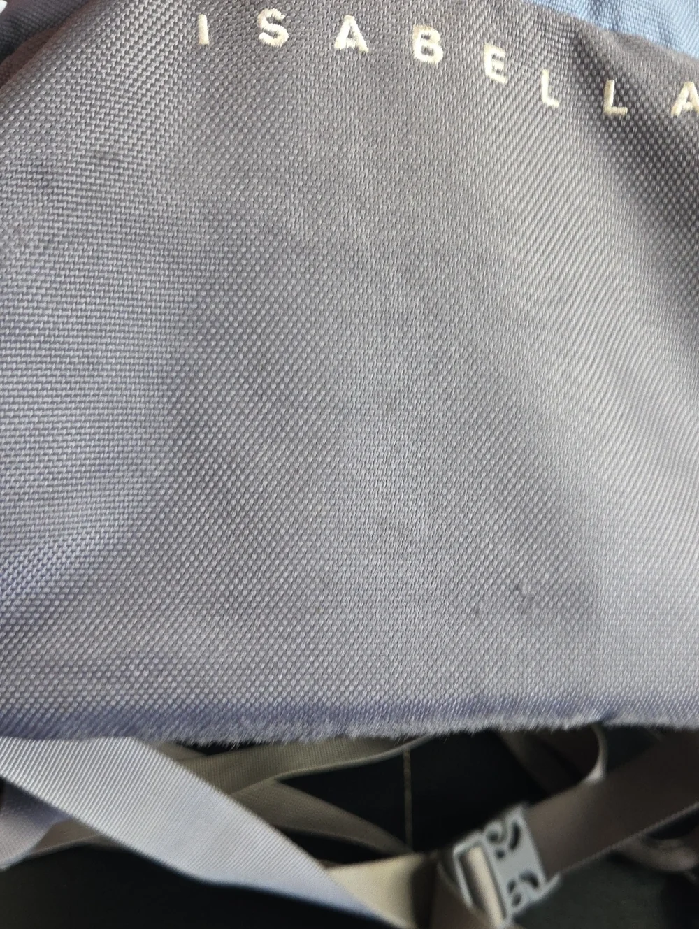 The North Face Isabella Light Blue and Gray Backpack
